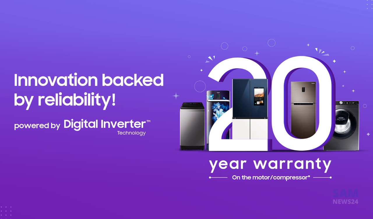 Samsung offers 20-Year Warranty on its Digital Inverter Motor