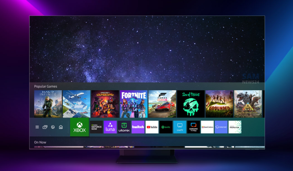 Samsung starts rolling out game streaming to 2021 TVs