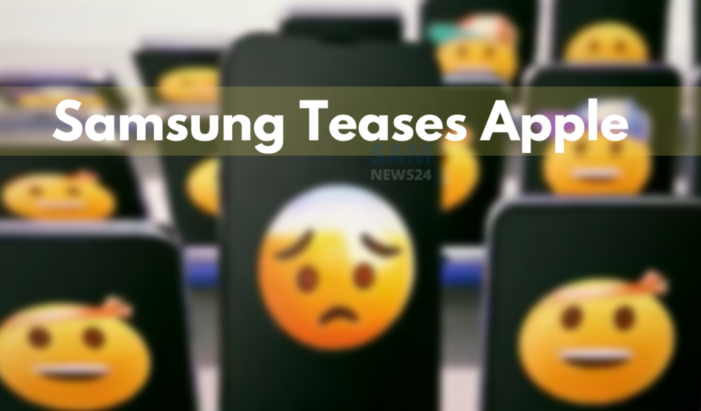 Samsung teases Apple for not having a foldable screen iPhone
