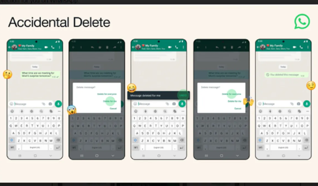 WhatsApp brings Accidental Delete feature to undo deleted messages