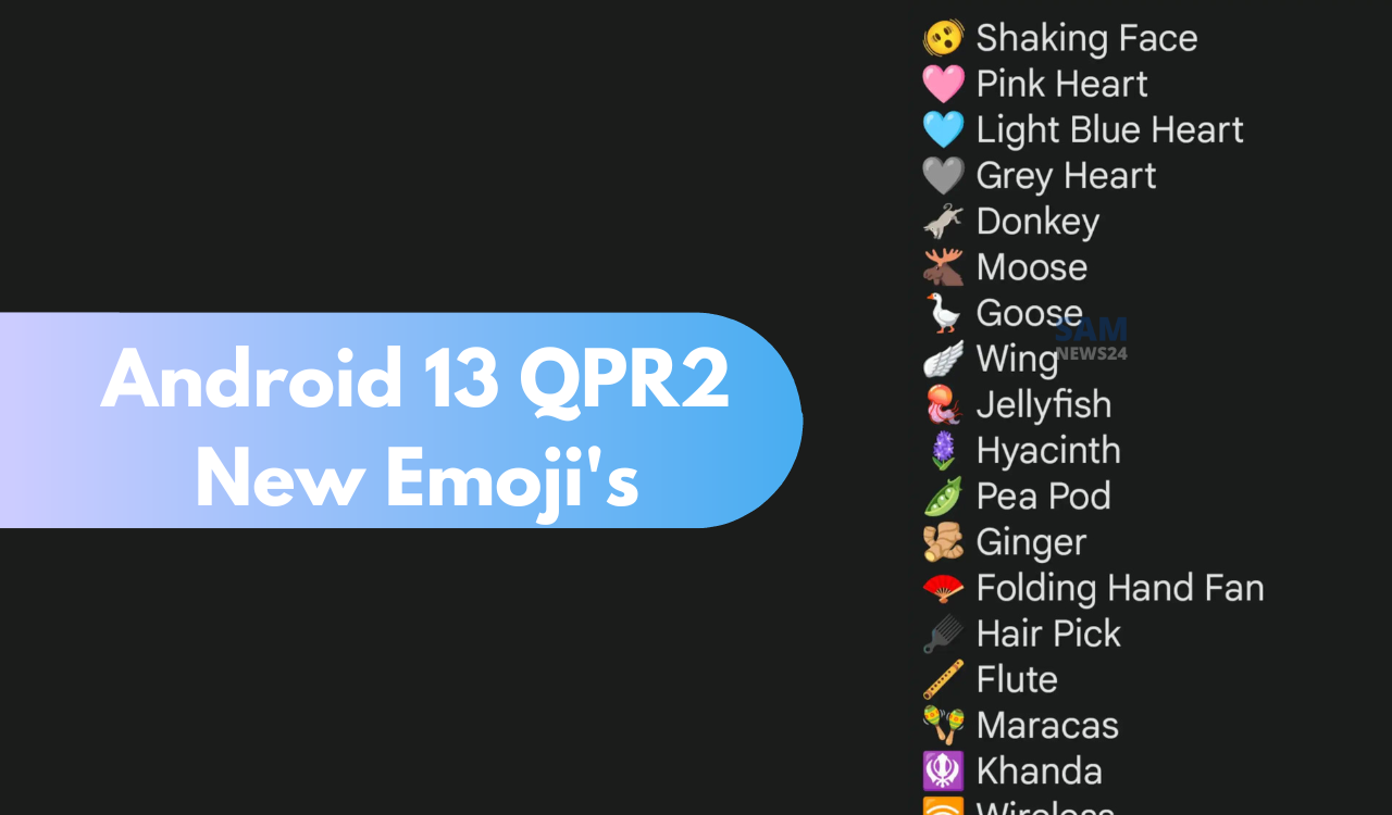 Android 13 QPR2 brings 21 new emoji