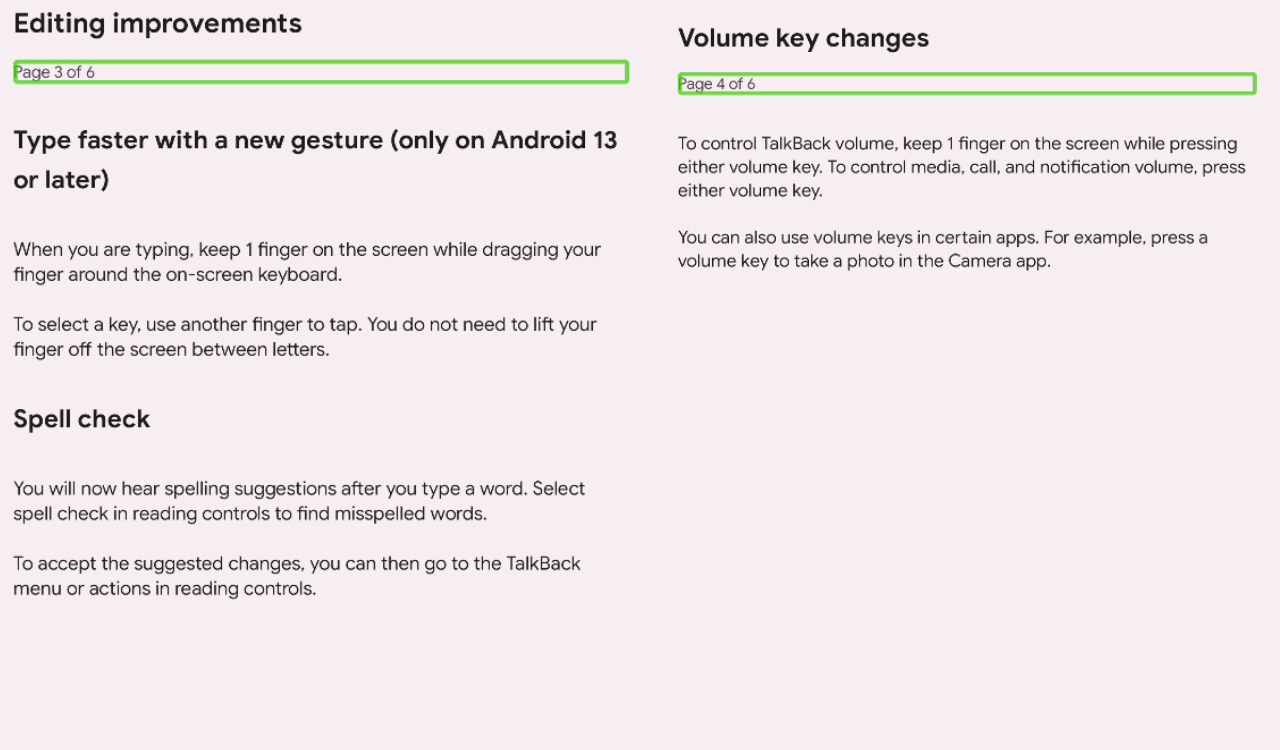 Android Accessibility Suite version 13.1