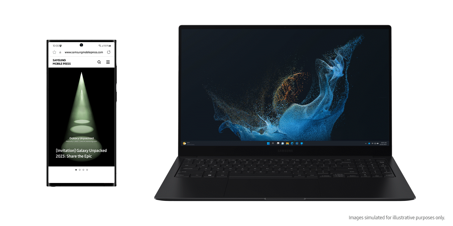 Browsing Experiences between Galaxy Smartphones and the Galaxy Book Series