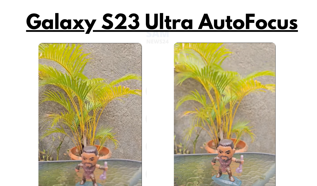 Check this amazing Galaxy S23 Ultra autofocus video
