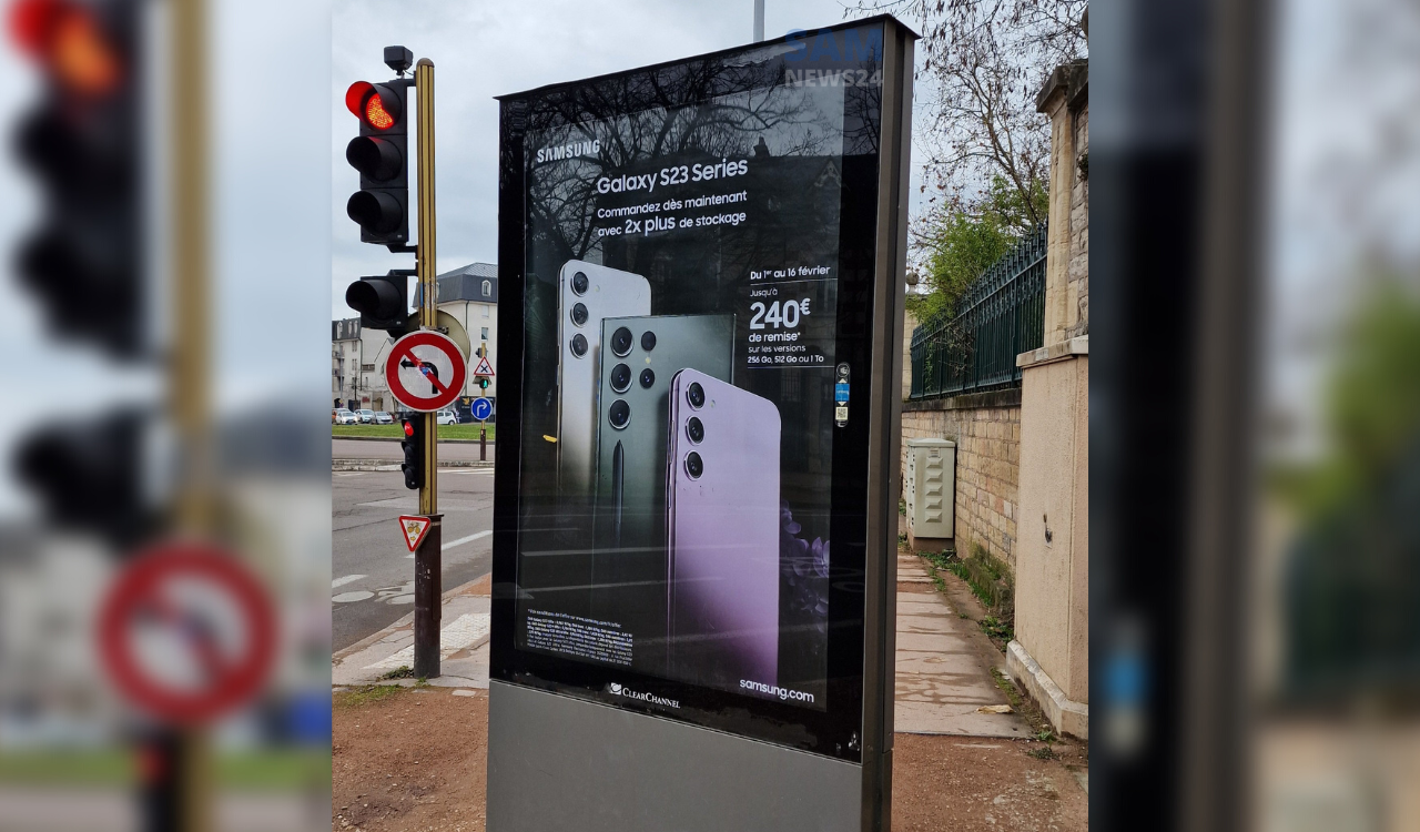 Galaxy S23 Series advertisement France