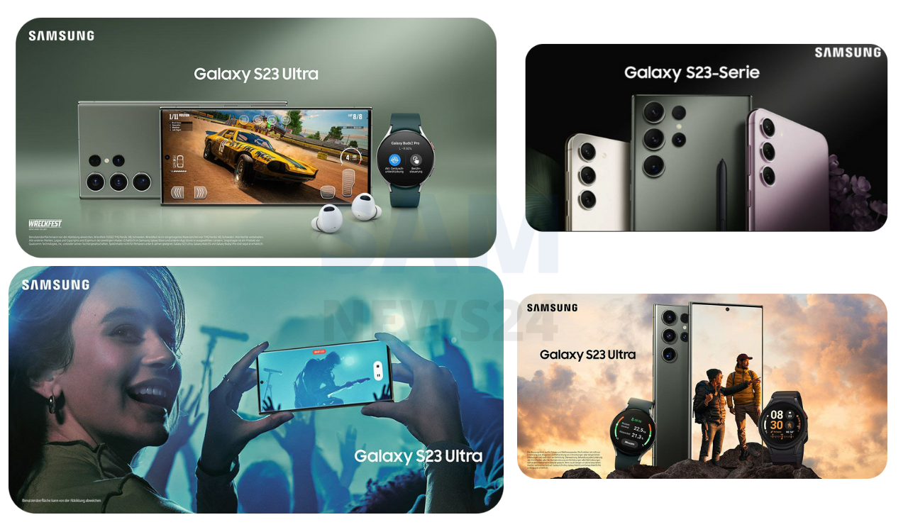 Galaxy S23 Series official promo images leaked