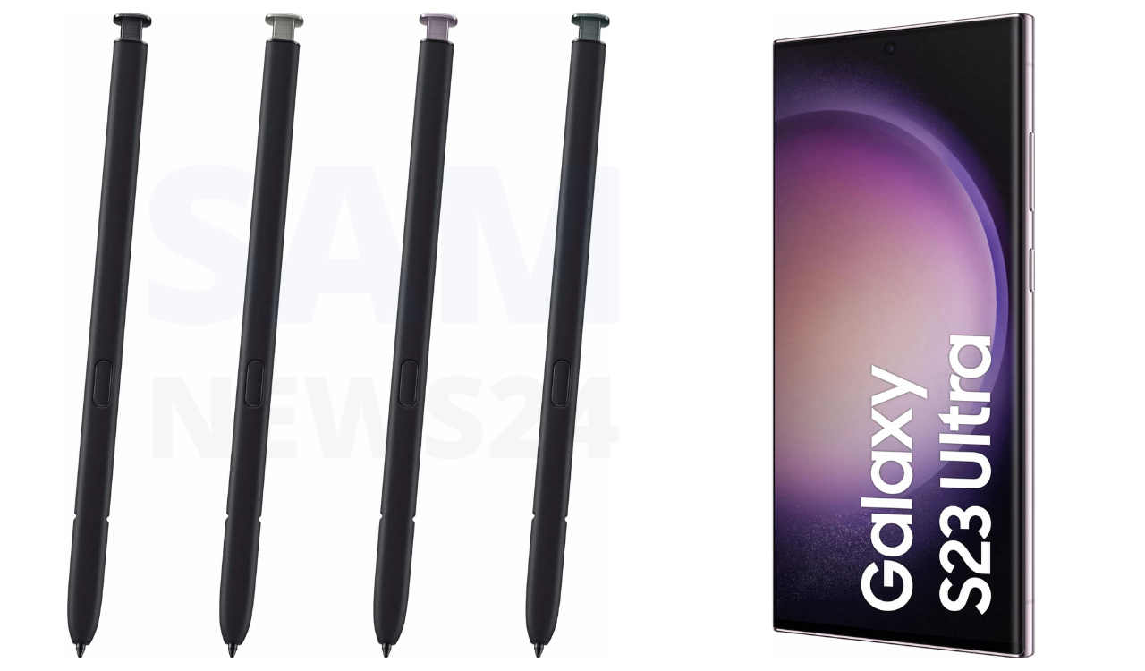 Galaxy S23 Ultra S Pen Colors