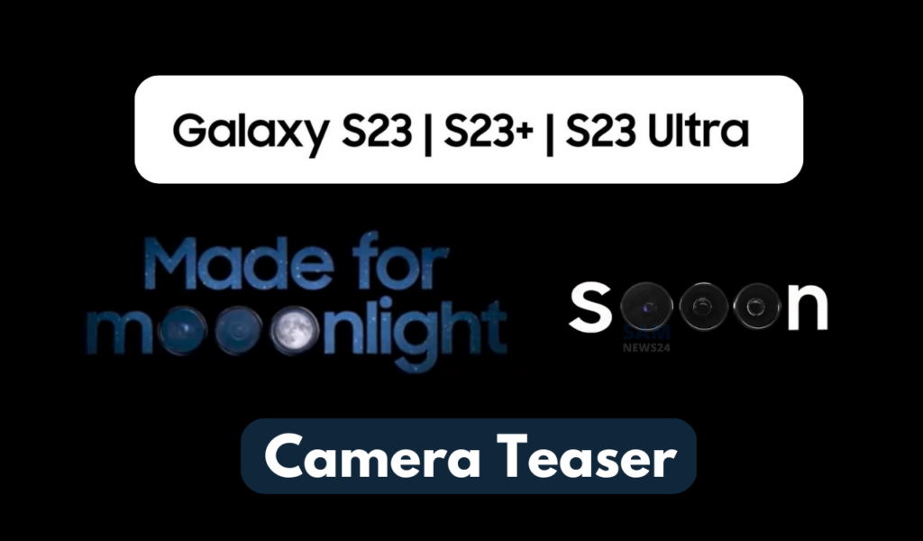 Samsung Galaxy S23 Ultra Camera teaser