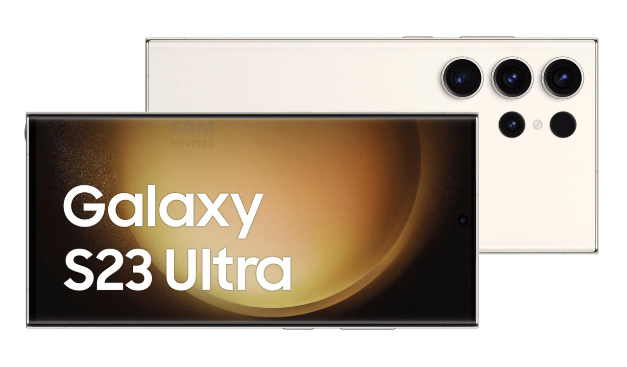 Samsung Galaxy S23 Ultra render