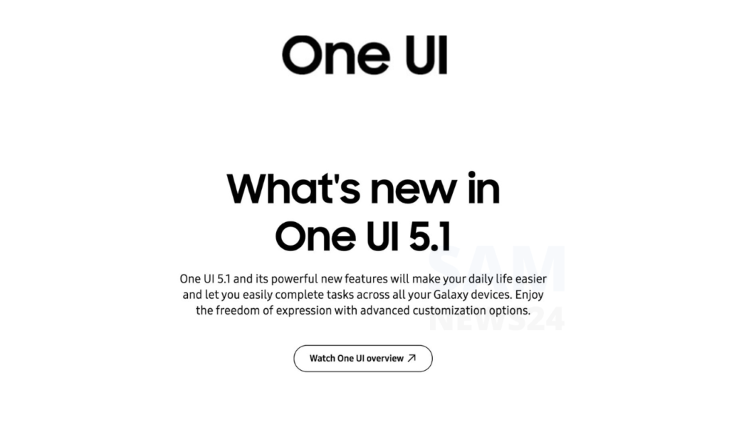 Samsung One UI 5.1 Eligible devices official list