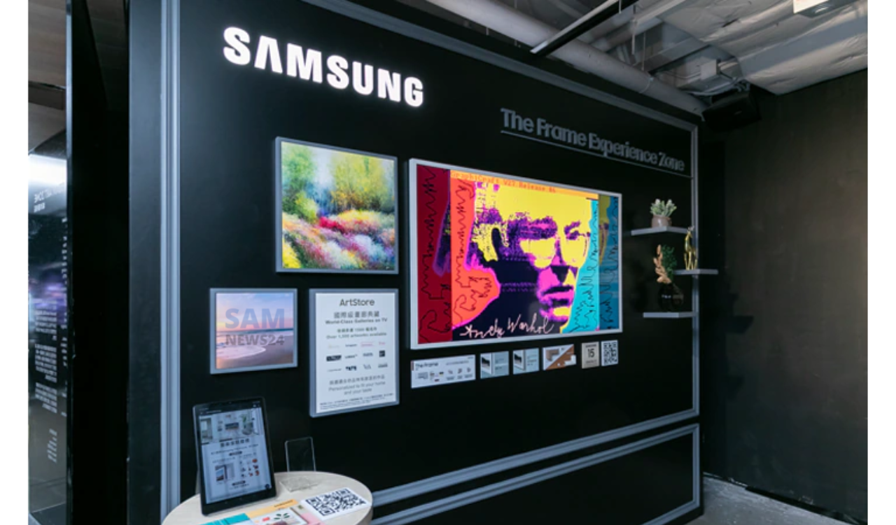 Samsung partners with TheUpsideSpace, display digital art on The Frame TVs