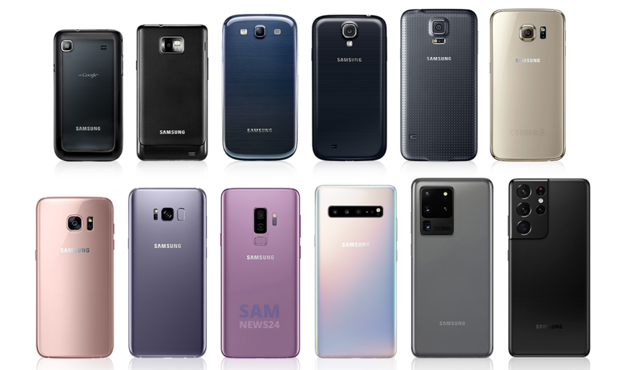 Evolution of Samsung Galaxy S Series from 2010 to 2023