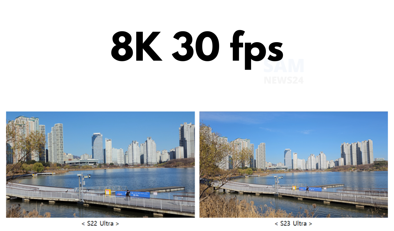 Galaxy S23 Camera Features 8K 30 fps