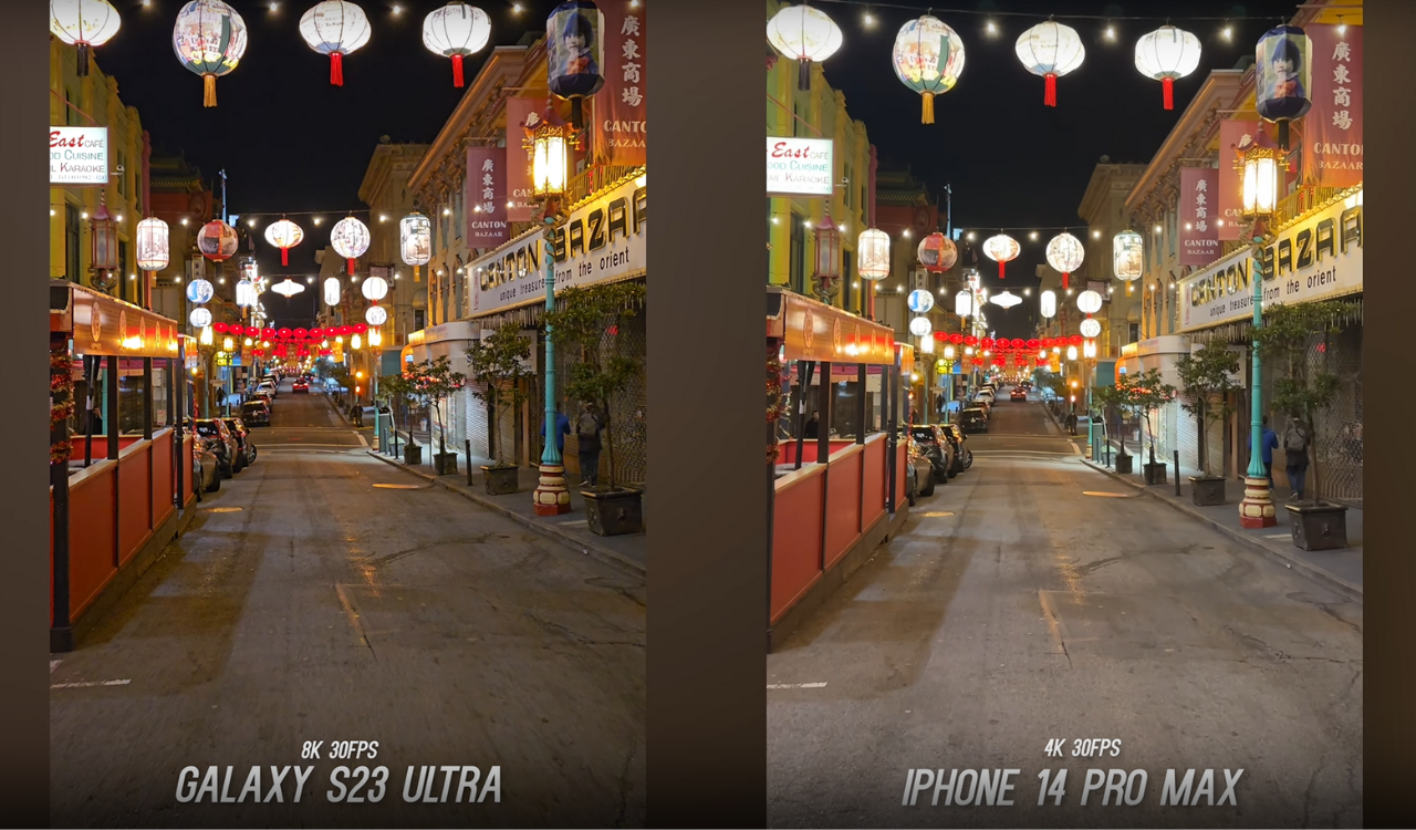 Galaxy S23 Ultra vs iPhone 14 Pro Max Camera Comparison