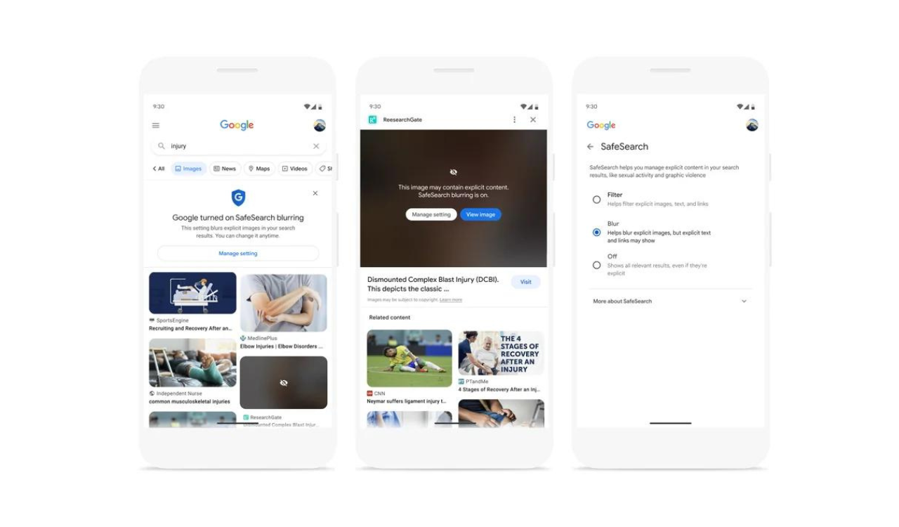 Google is all set to blur explicit images if it appears in Search results