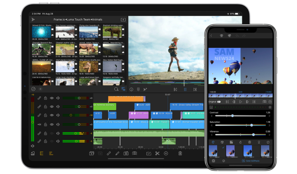 LumaFusion video editor is broadly available for Android and ChromeOS