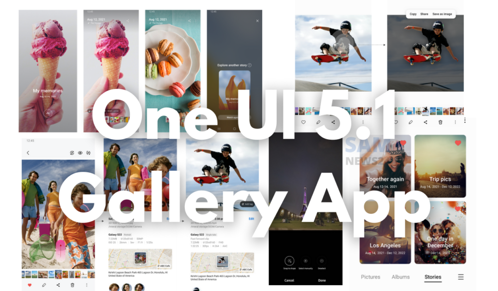 One UI 5.1 Gallery App Features
