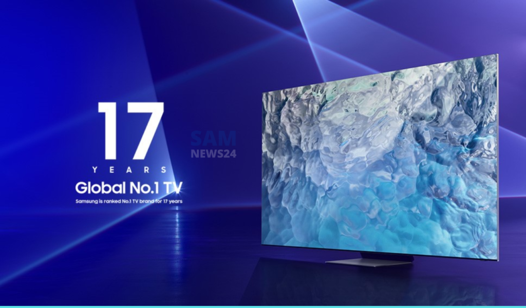 Samsung top position in Global TV market for 17 consecutive years
