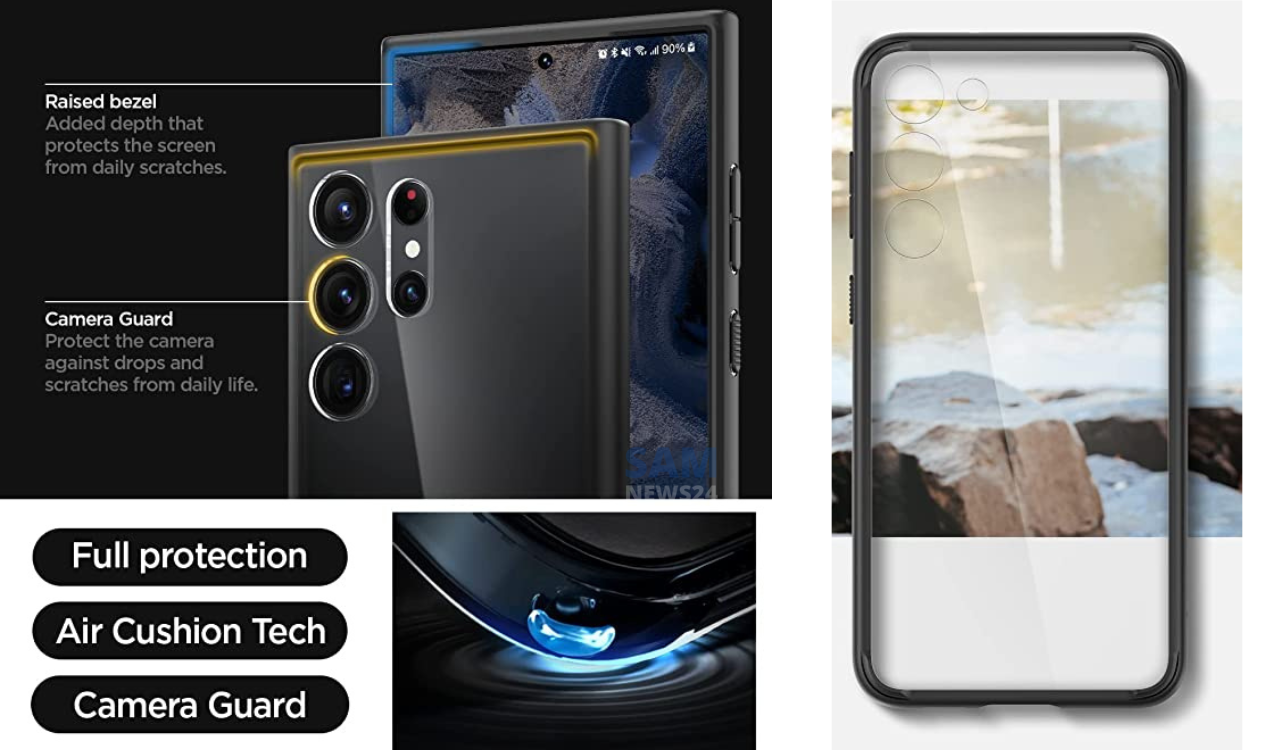 Spigen Ultra Hybrid Cases For Galaxy S23 lineup