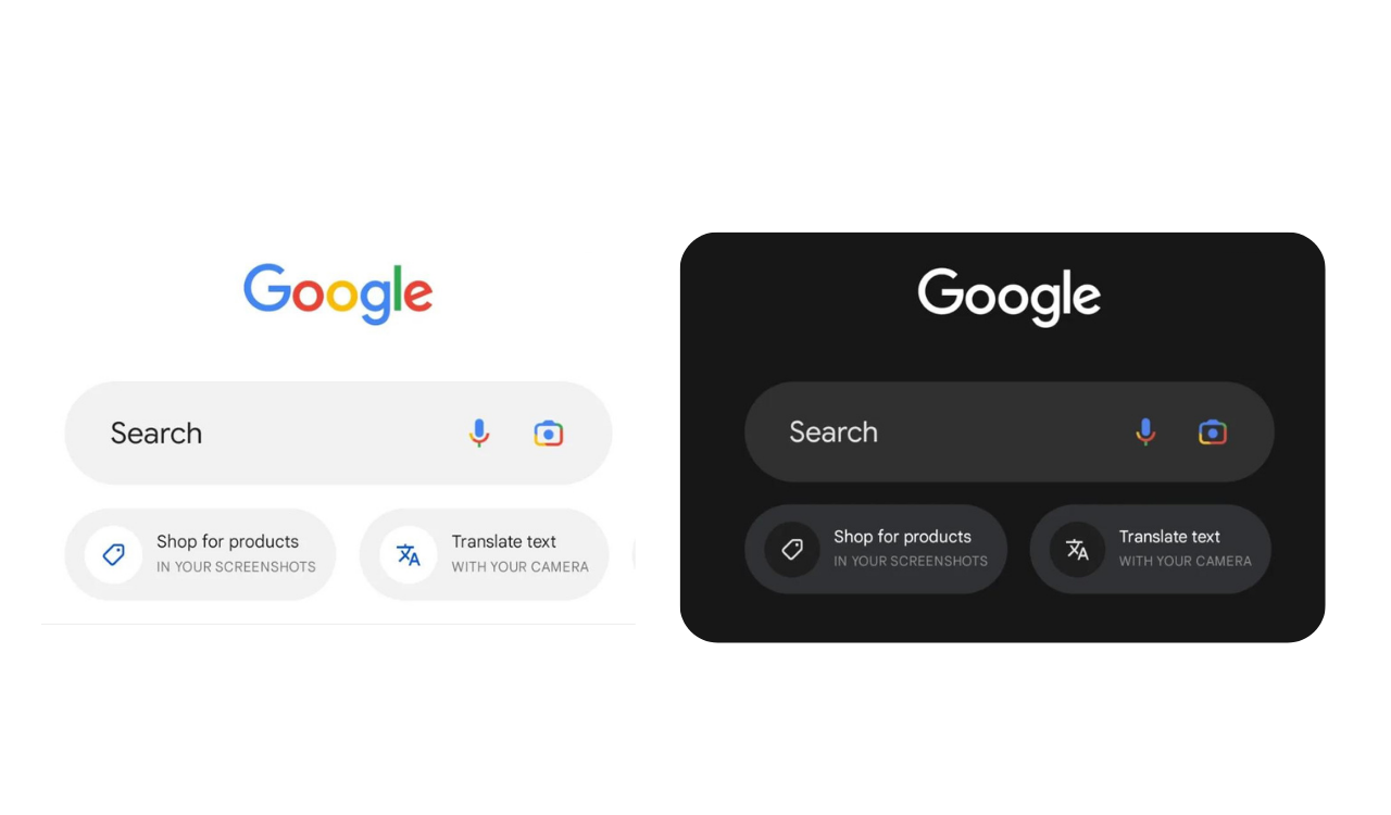 Google App on Android gets large Search bar