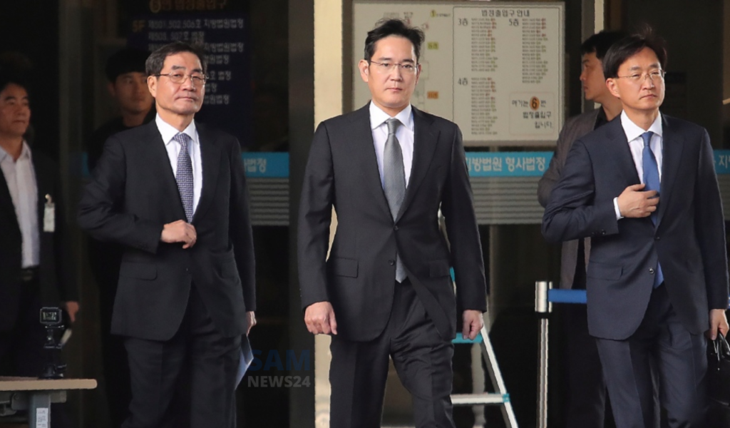Samsung Chairman Lee Jae-Yong meets with Lucid Motors