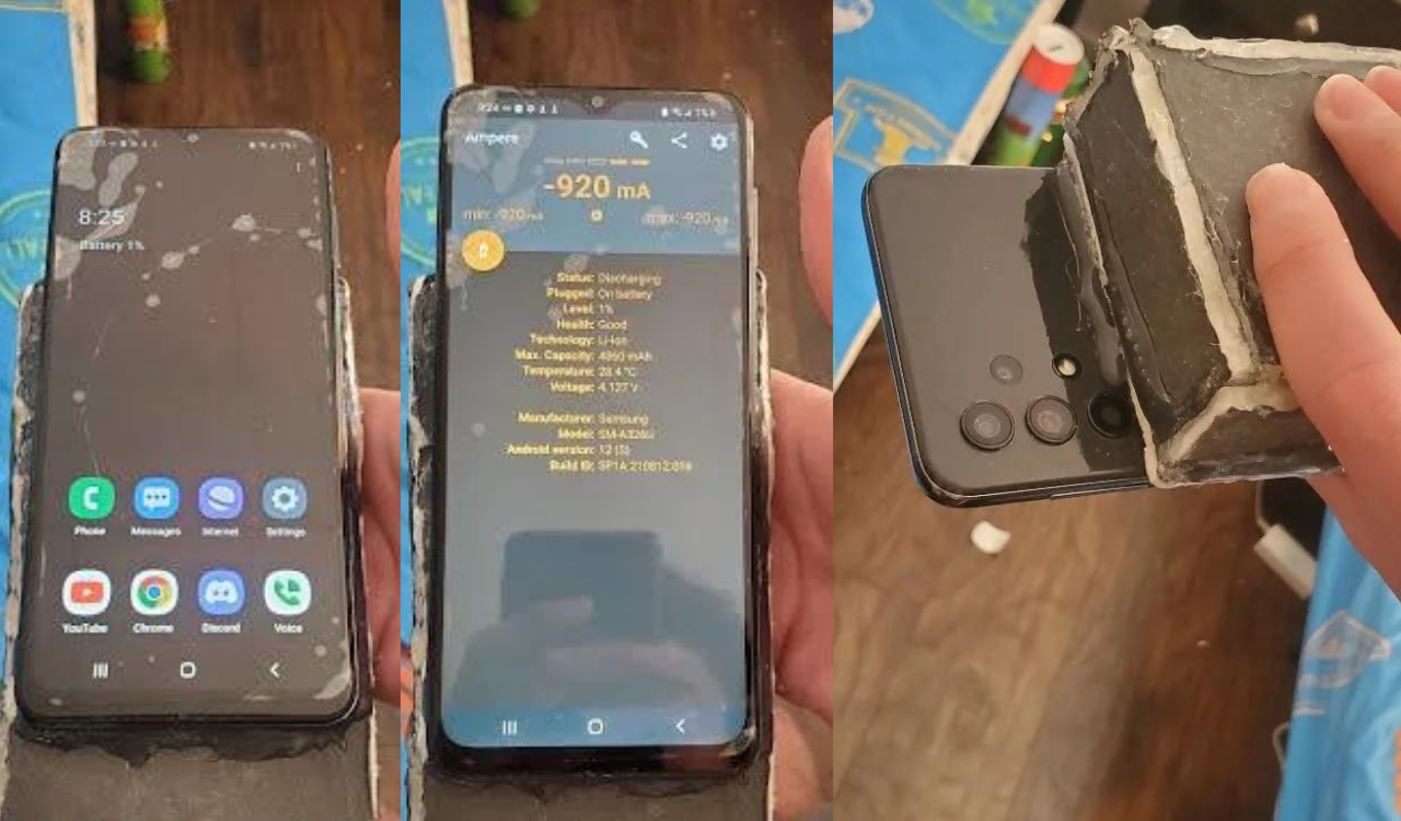 Someone added a 30,000 mAh battery on Samsung phone