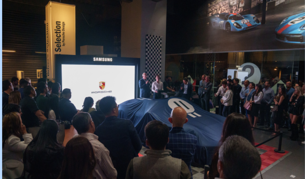 The Wall Samsung and Porsche Team up To Bring Legendary Car Back to Life