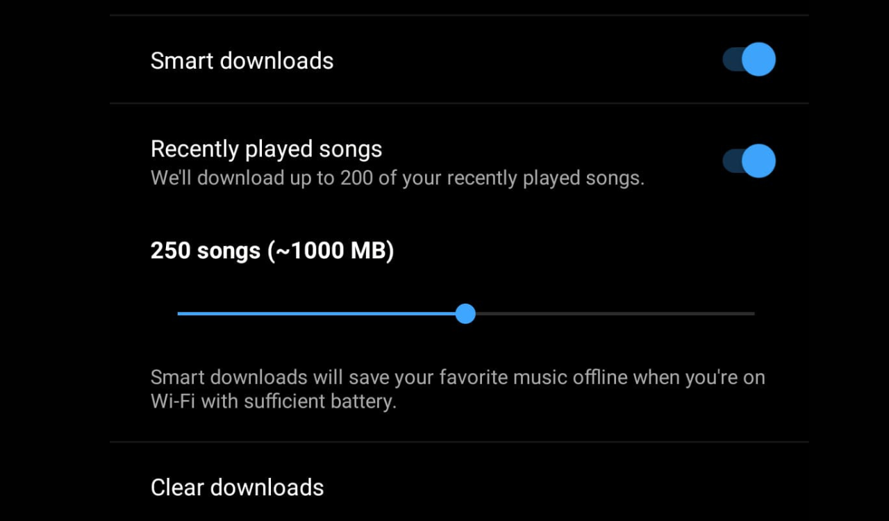 YouTube Music can auto-download recently played songs on Android