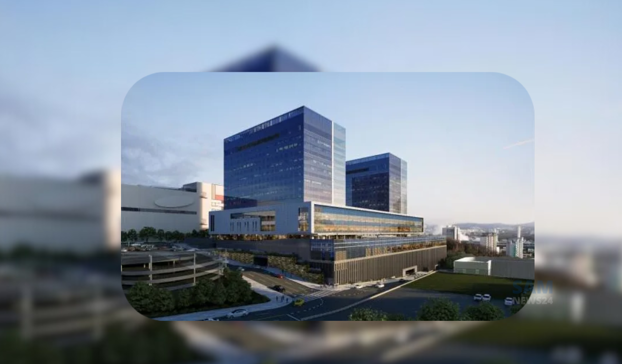 A rendering of Samsung Display new head building