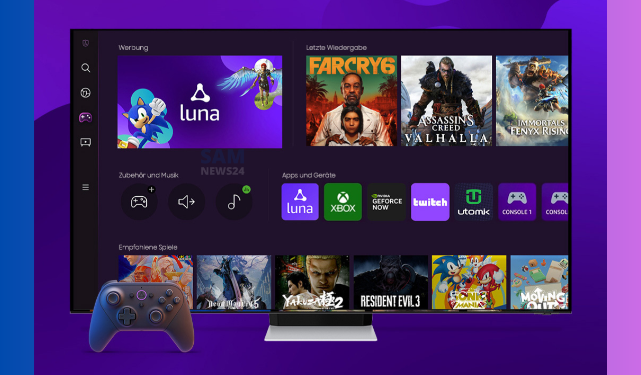 Amazon Luna is available now on the Samsung Gaming Hub