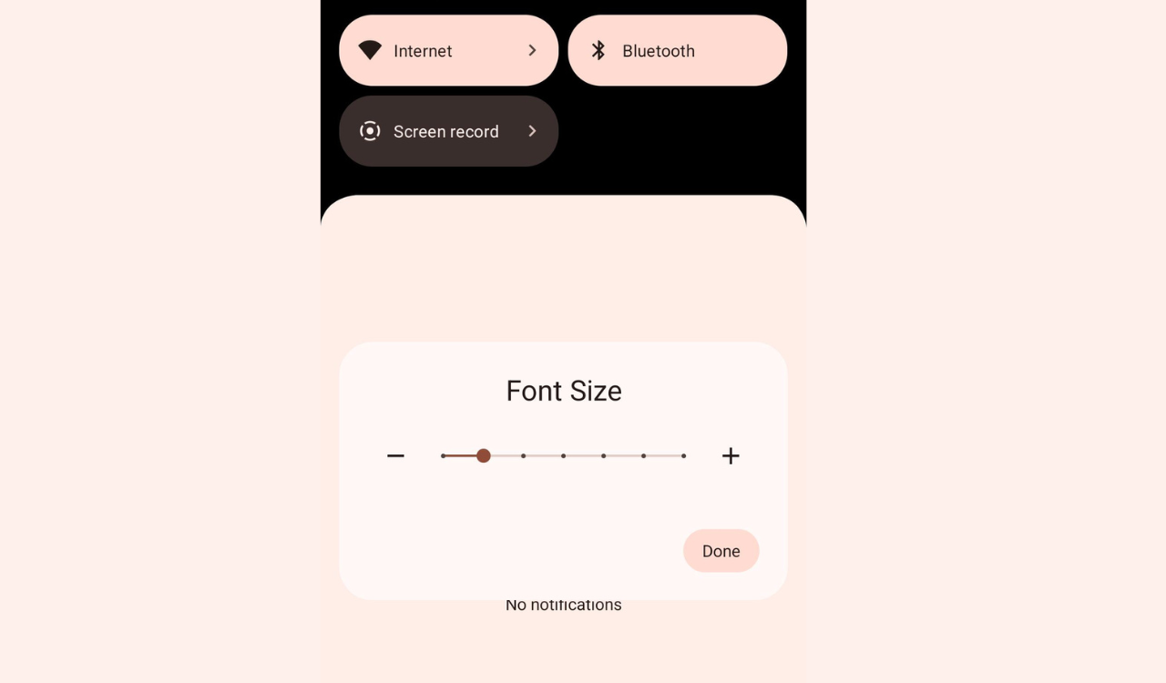 Android 14 Beta Features -Font Size