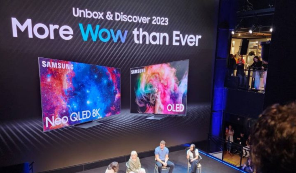 Samsung TV new product release 'Unbox & Discover' held worldwide