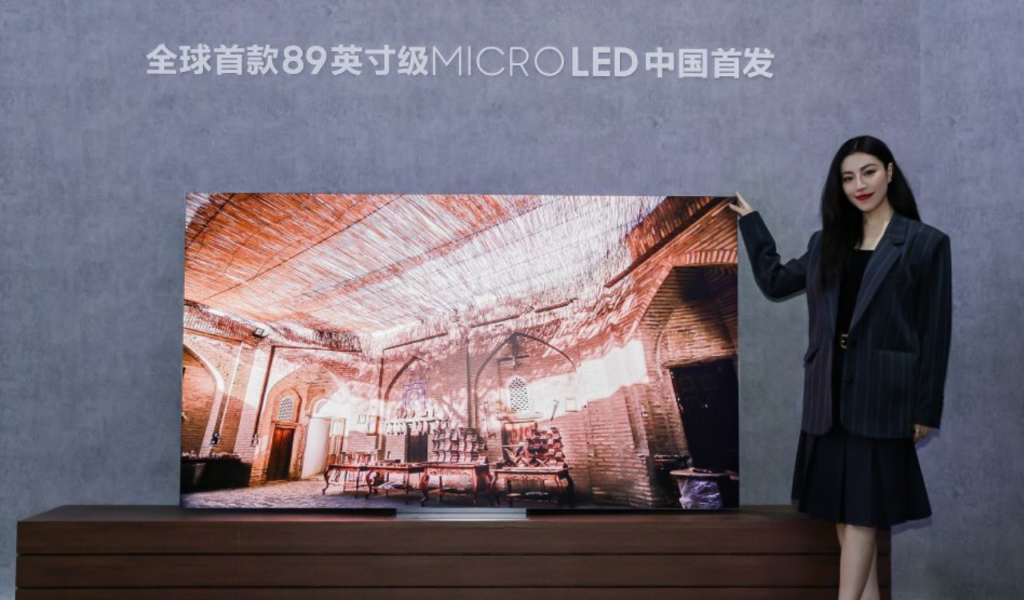 Samsung launches 89-inch micro LED in at at AWE, China (1)