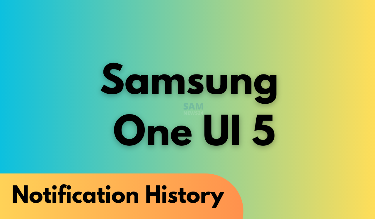 Step to turn on notification history in Samsung One UI 5 (1)
