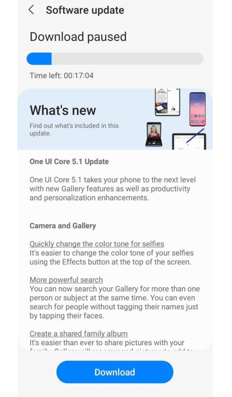 Galaxy A12 One UI 5.1 Update India