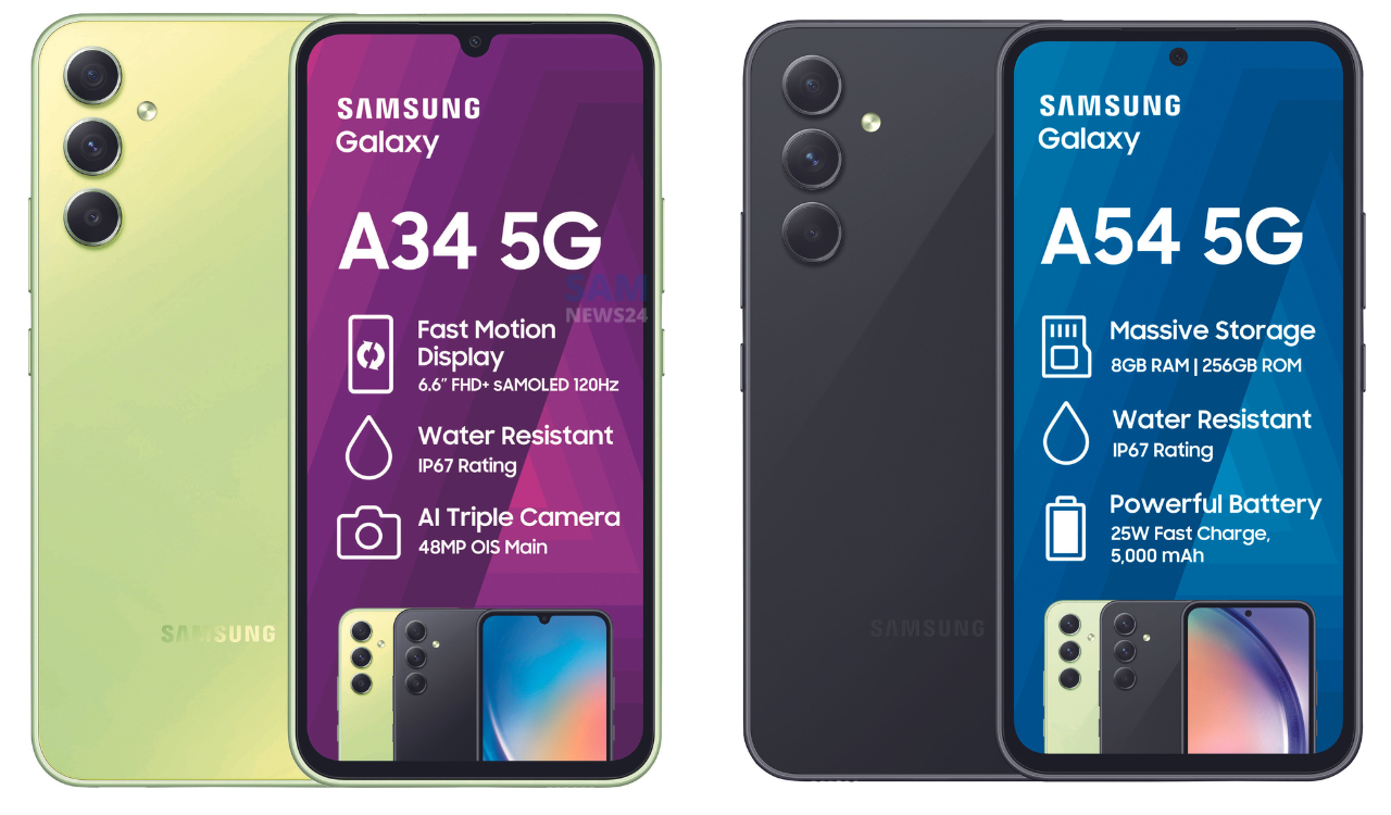 Galaxy A54 5G and A34 5G for Mother’s Day 2023