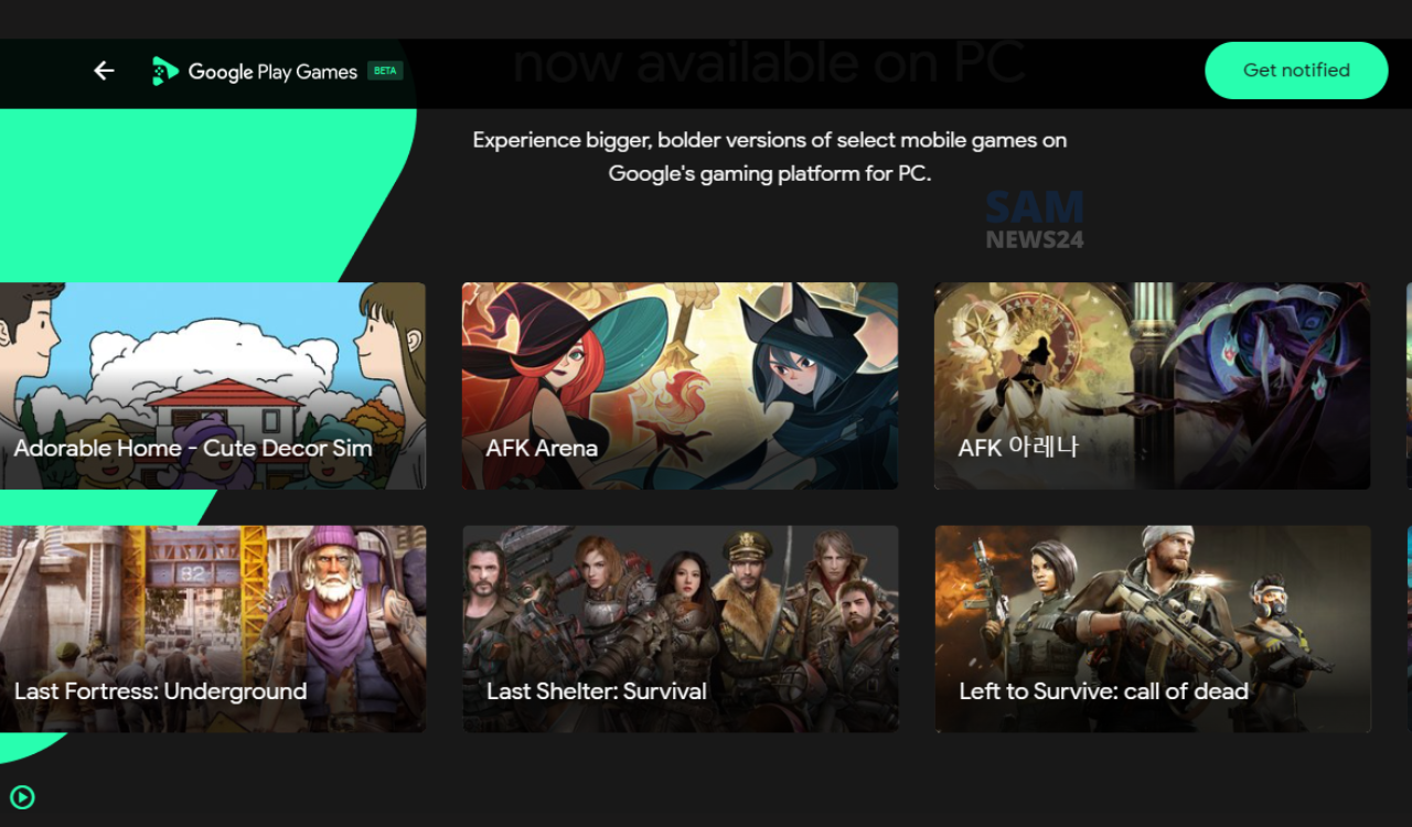 Google Play Games for PC Beta are now accessible to Europe