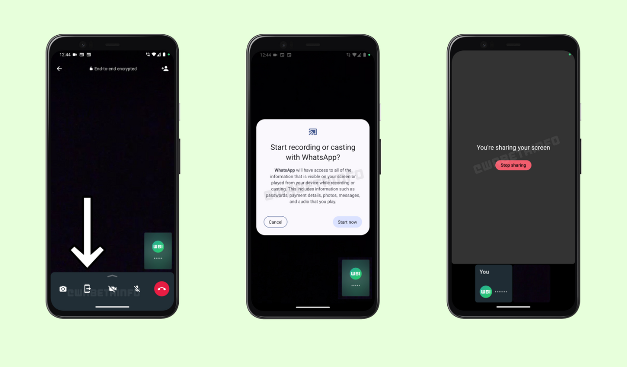 WhatsApp beta Update gets Screen Sharing feature on Android