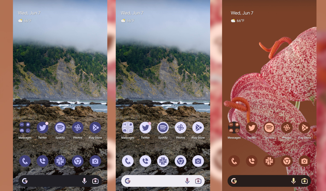 Android 14 Beta 3 adds more color to themed icons