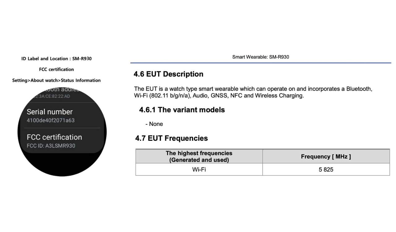 Galaxy Watch 6 40mm and 44mm spotted on FCC Certification