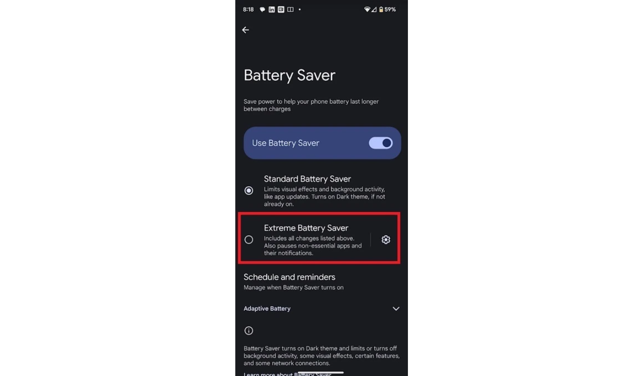 Google's Android 14 Beta 3 decisive to extend battery life