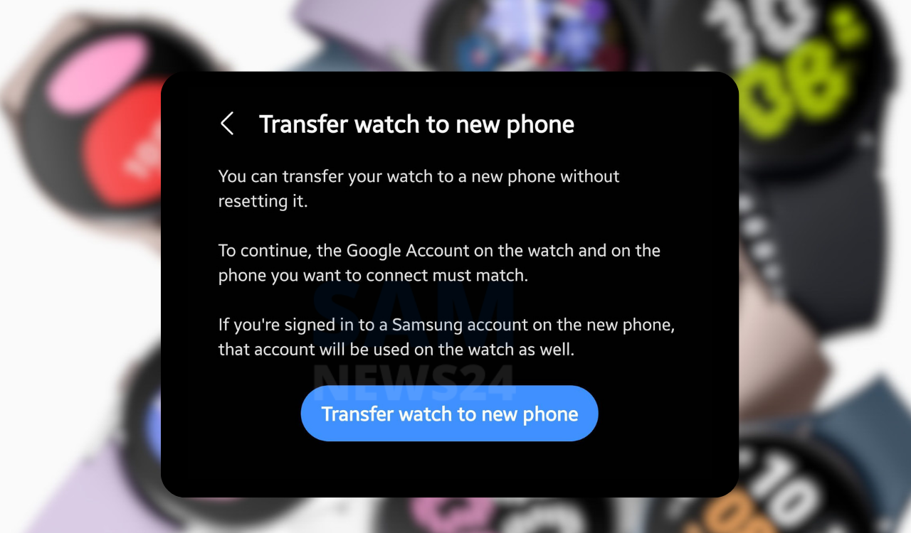 One UI Watch 5 Beta brings Wear OS watch migration to new phone without reset