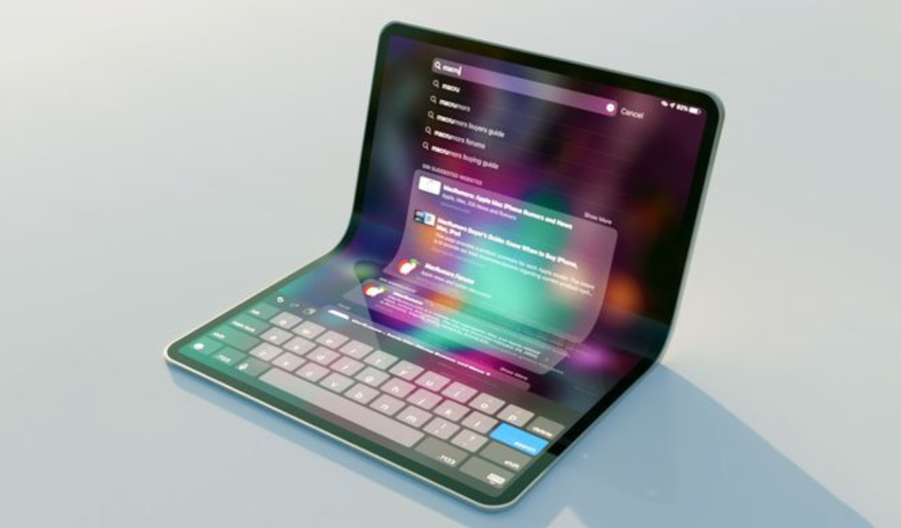 Foldable MacBook model