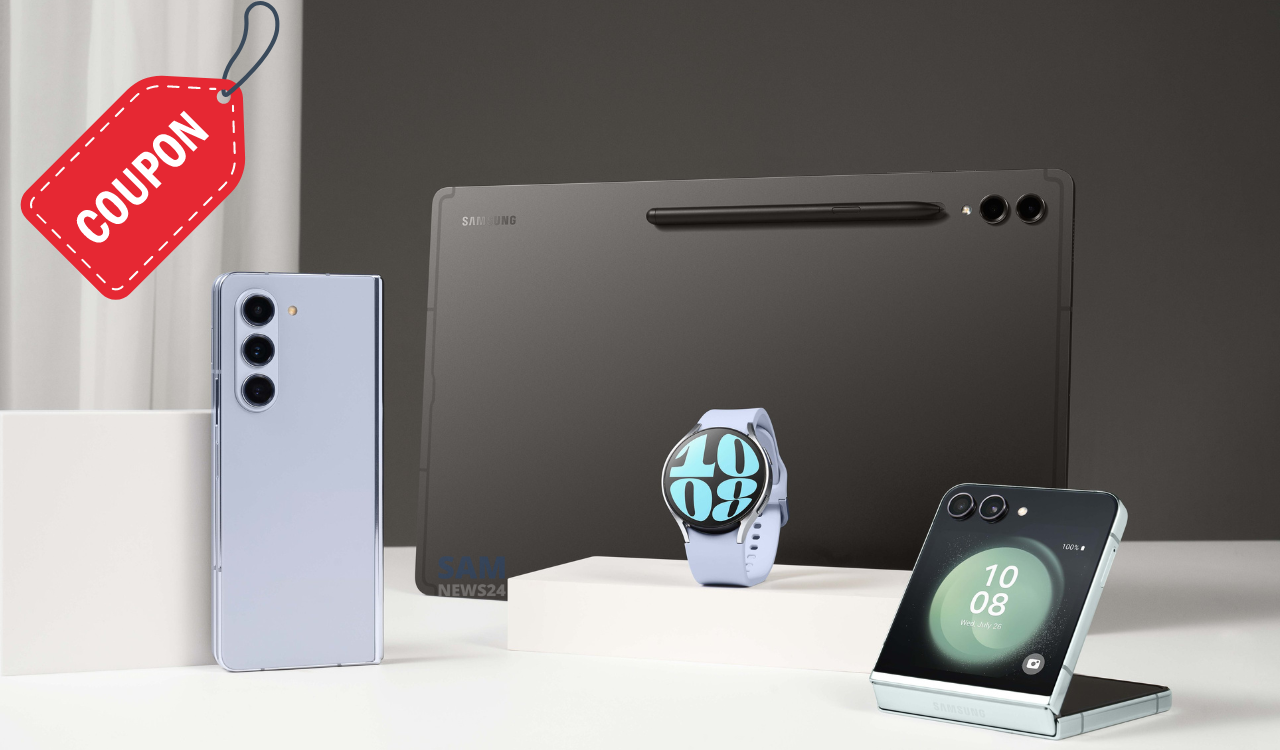 Galaxy Watch 6, Z Fold 5, Z Flip 5 and Tab S9 exclusive coupons from Samsung