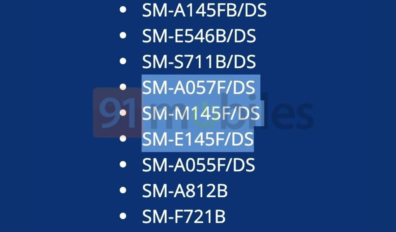 Samsung Galaxy F14, Galaxy M14, Galaxy A05s BIS certification confirmed