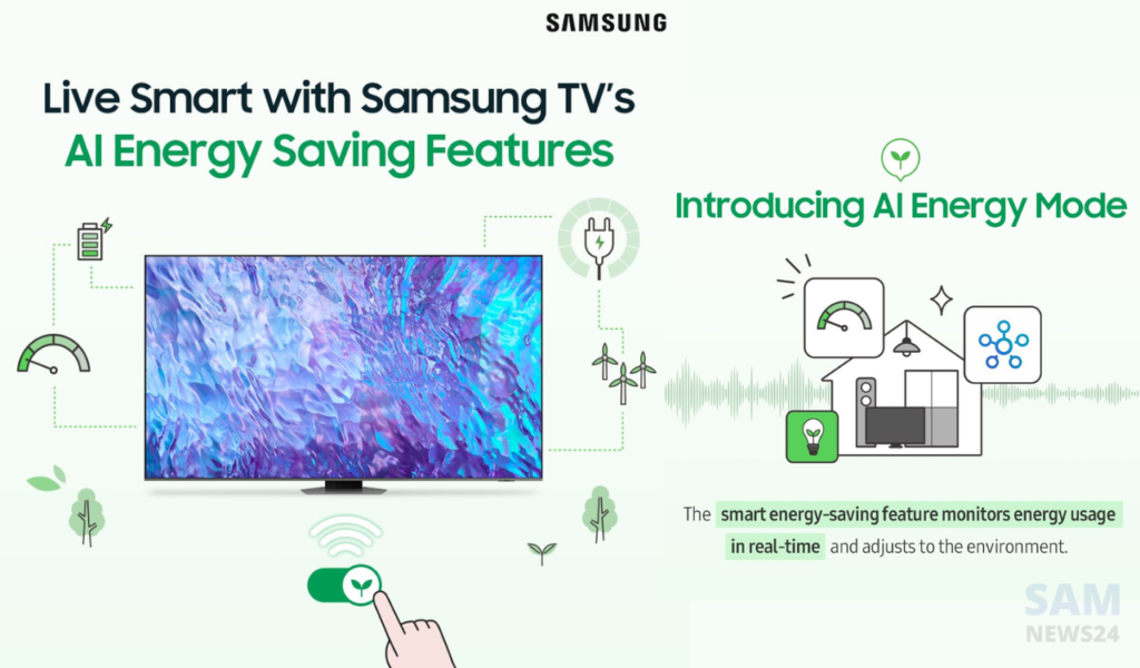 Samsung TV AI Energy Saving Features