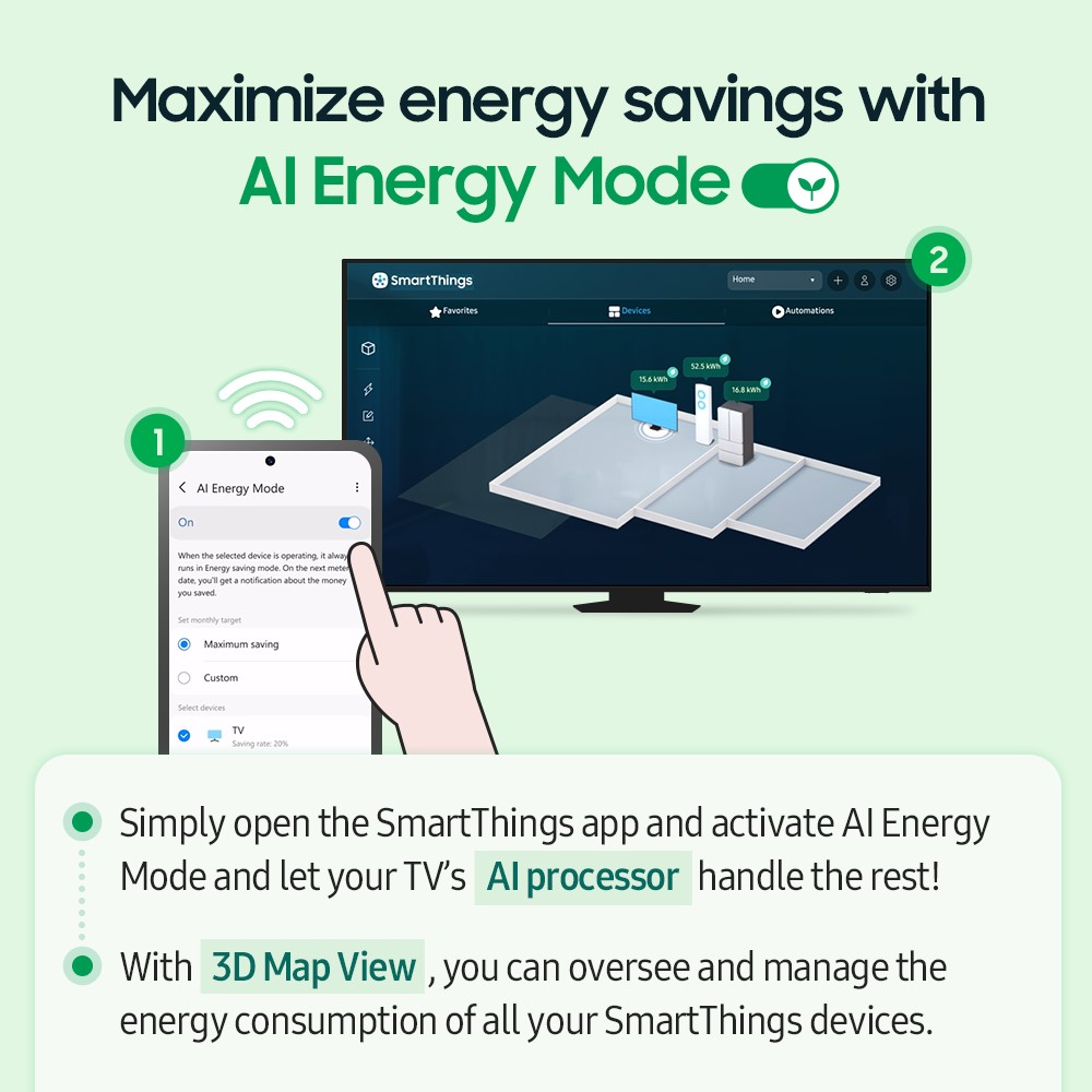 Samsung TV AI Energy Saving Features 3