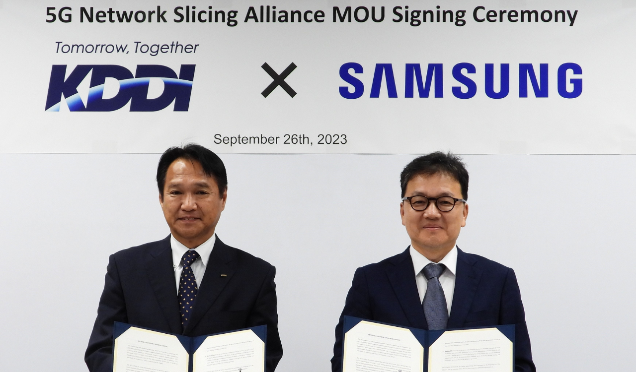 Samsung and KDDI signed 5G Global Network Slicing Alliance MOU