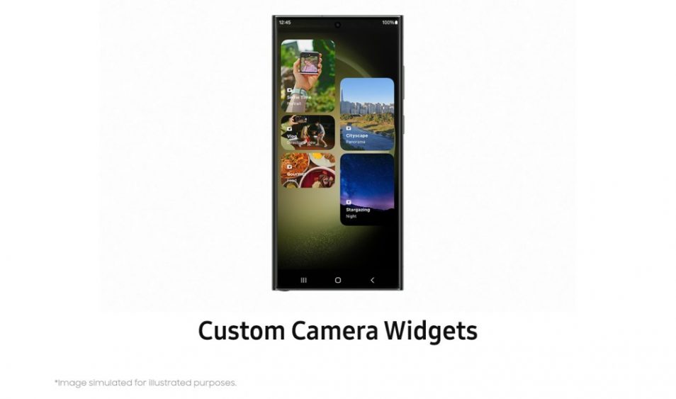 One UI 6 Custom Camera Widgets
