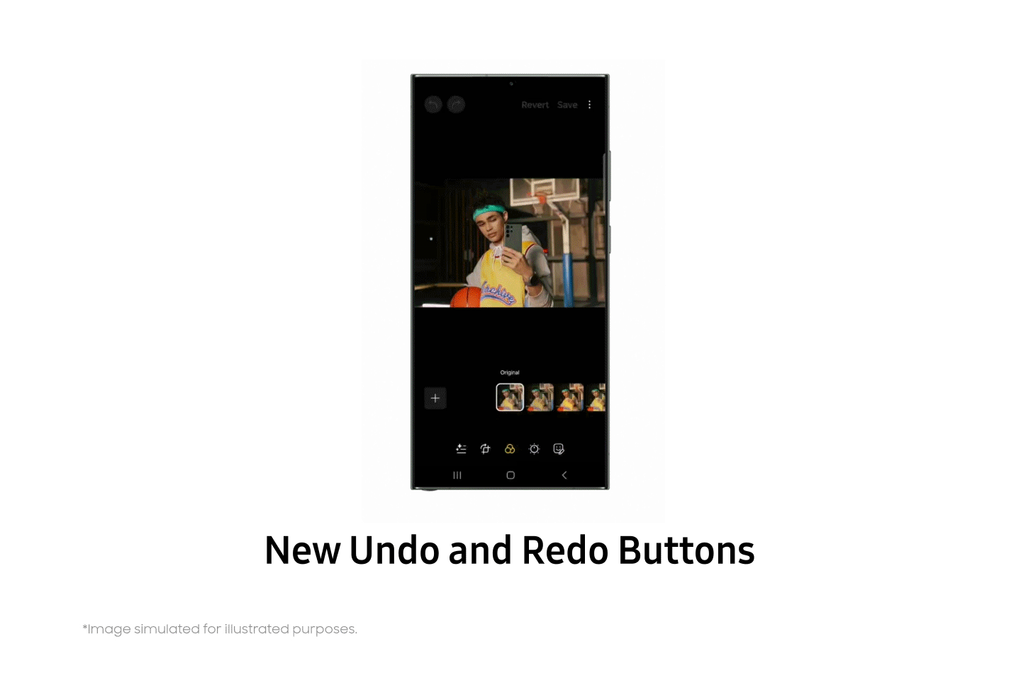 One UI 6 New Undo and Redo Buttons